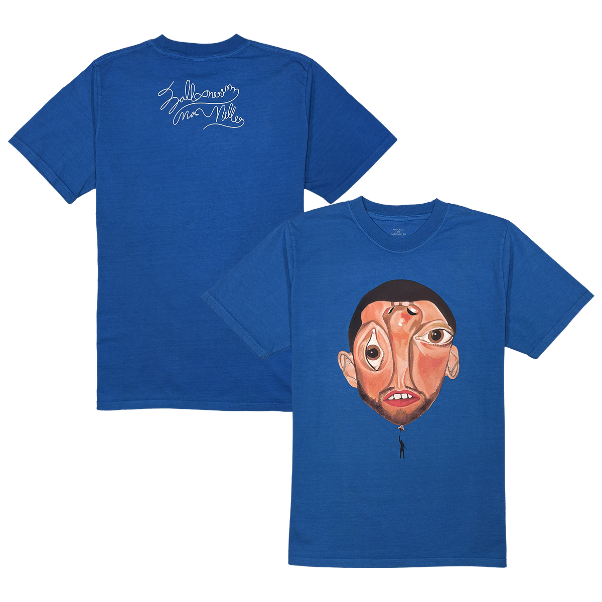 MAC MILLER BALLOONERISM COVER Tシャツ Mac Miller Official Merch Balloonerism Film T-Shirt White