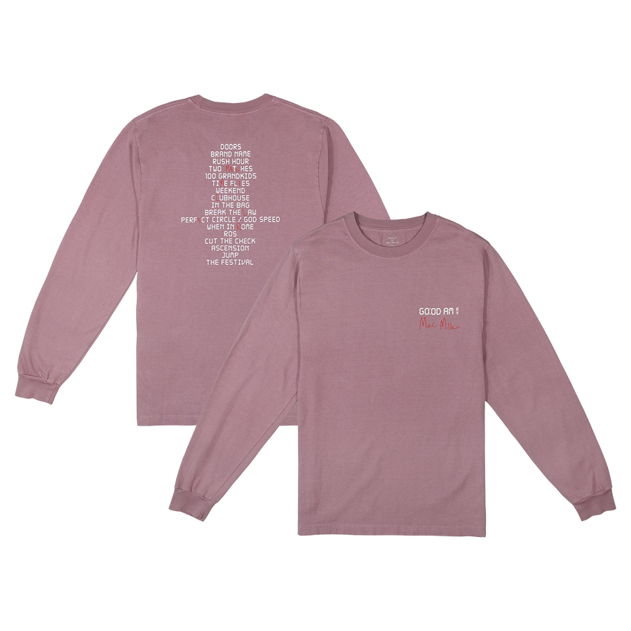 TRACKLIST LONG SLEEVE TEE